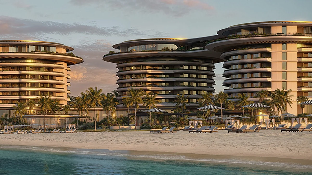 Rendering of Dubai Beach Edition, Marriott’s first beachfront Edition hotel in the UAE, located in Dubai Harbour.