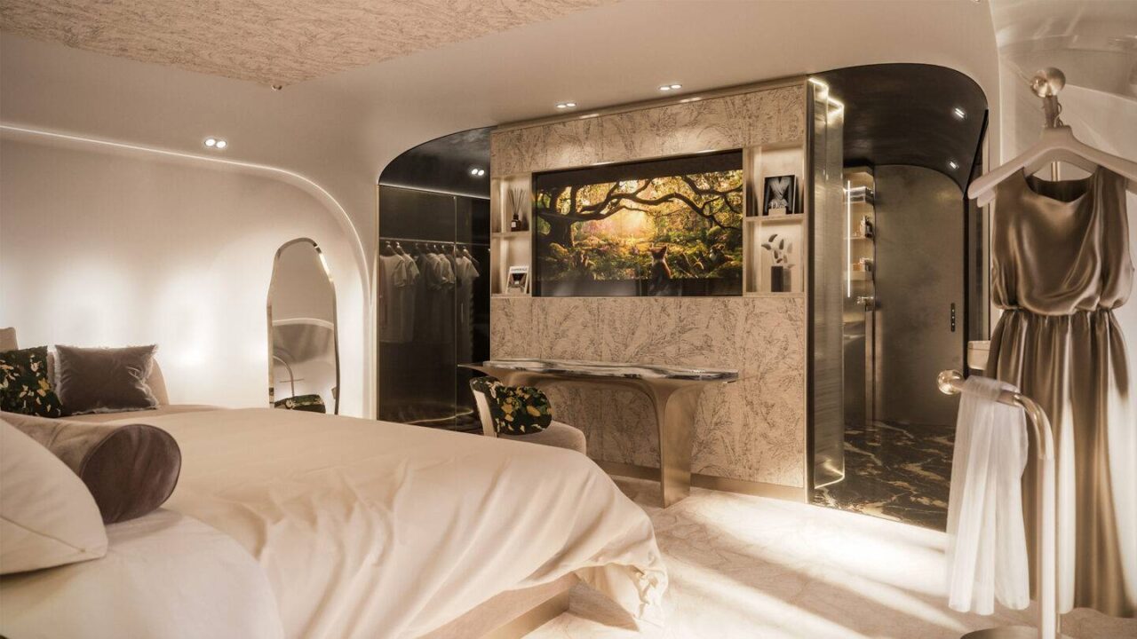 PriestmanGoode Reveals Visionary ‘Private Sanctuary’ Concept for the Airbus A350 7 Private Sanctuary