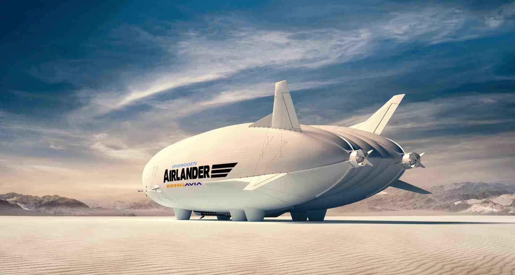 ZeroAvia and Hybrid Air Vehicles Sign Agreement to Develop Hydrogen-Electric Airlander 10 2 Airlander 10
