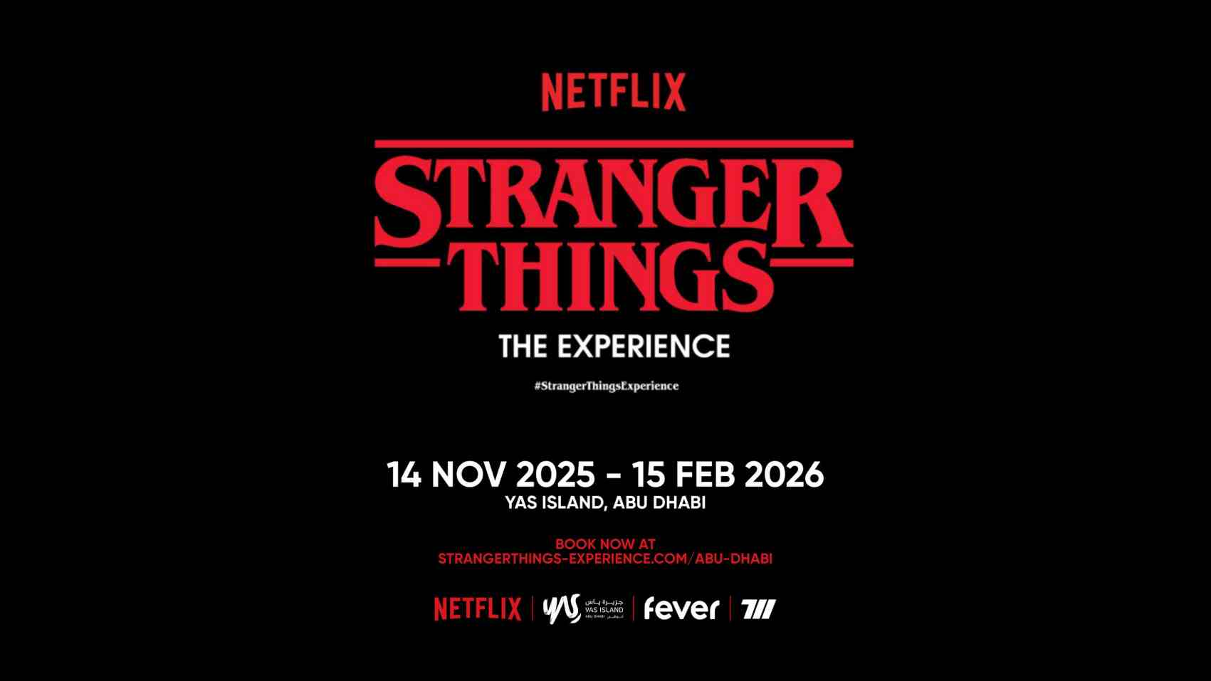Stranger Things: The Experience’ to make Middle East debut at Yas Island Abu Dhabi