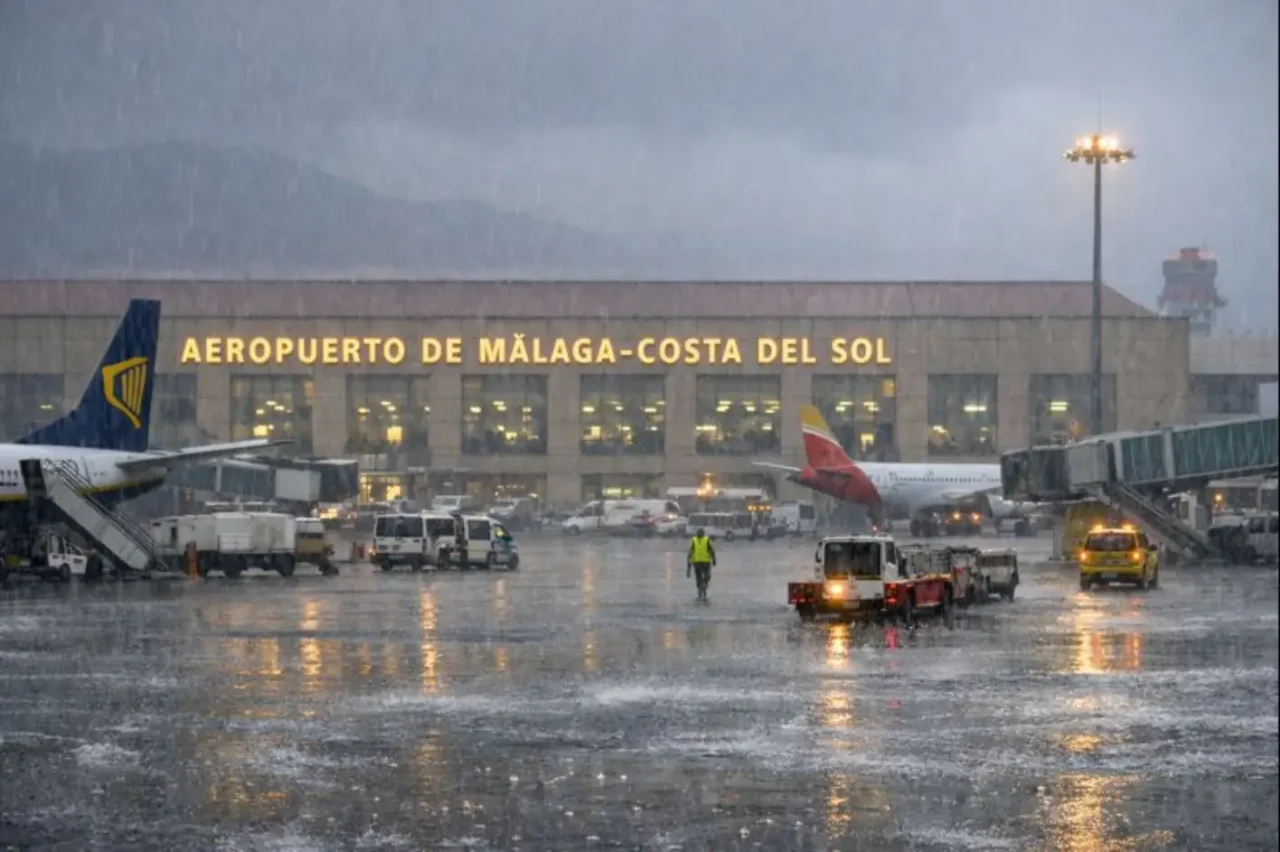 Airports on the Costa del Sol Face Disruption Amid Red Weather Alert 13 Costa del Sol