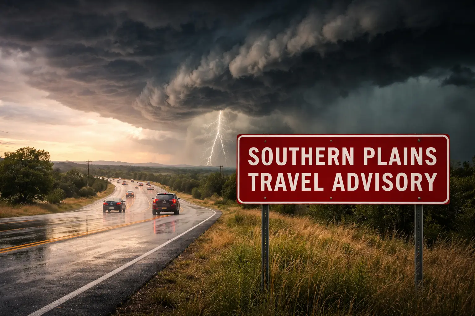 Southern Plains Travel Advisory: Severe Storms, Flooding and Tornado Risk