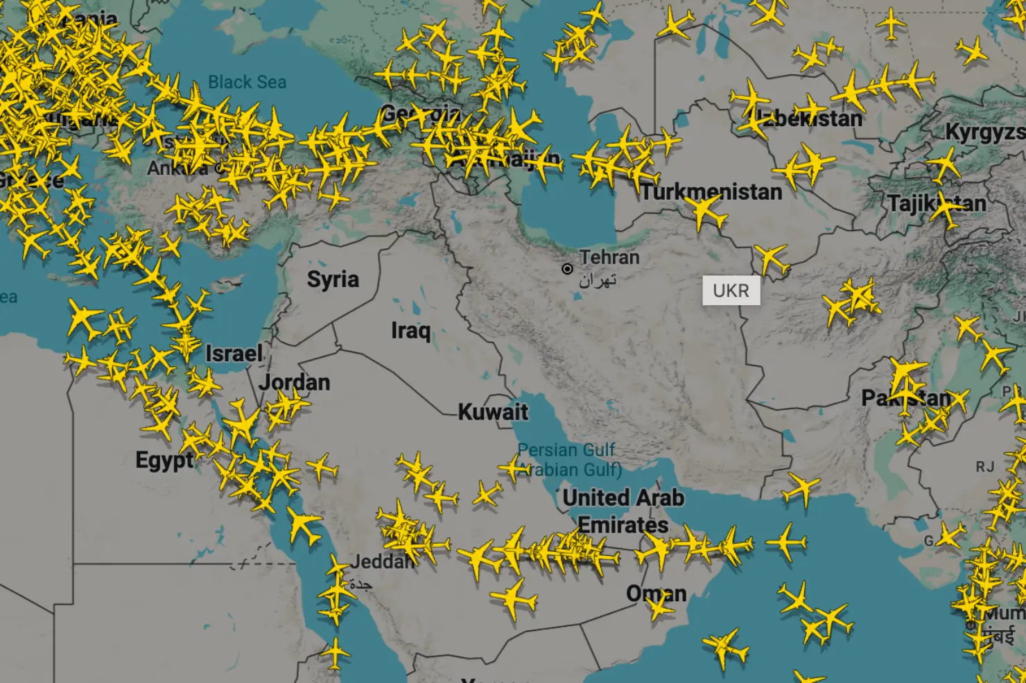 Middle East Airspace Closed as UAE, Qatar and Israel Halt Flights Amid Escalating Conflict