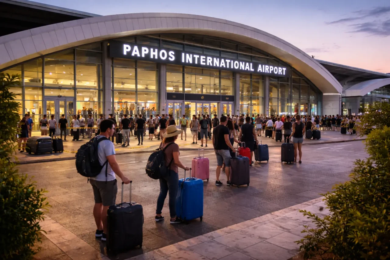 Evacuation Underway at Paphos Airport After Drone Threat in Cyprus 5 paphos airport
