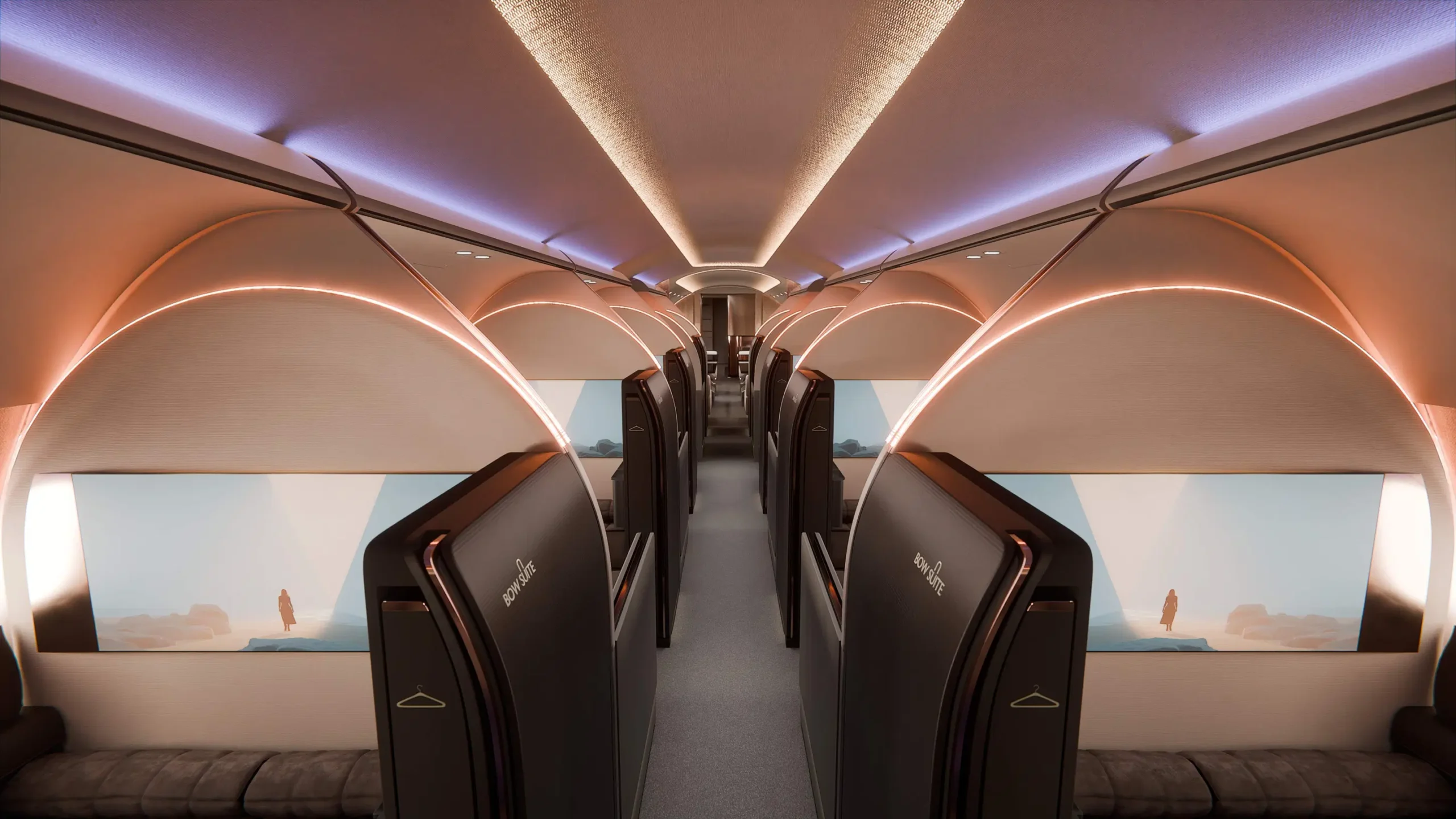 Lufthansa Technik And BMW Designworks Unveil “The Bow” VIP Cabin Concept At AIX 2 Lufthansa