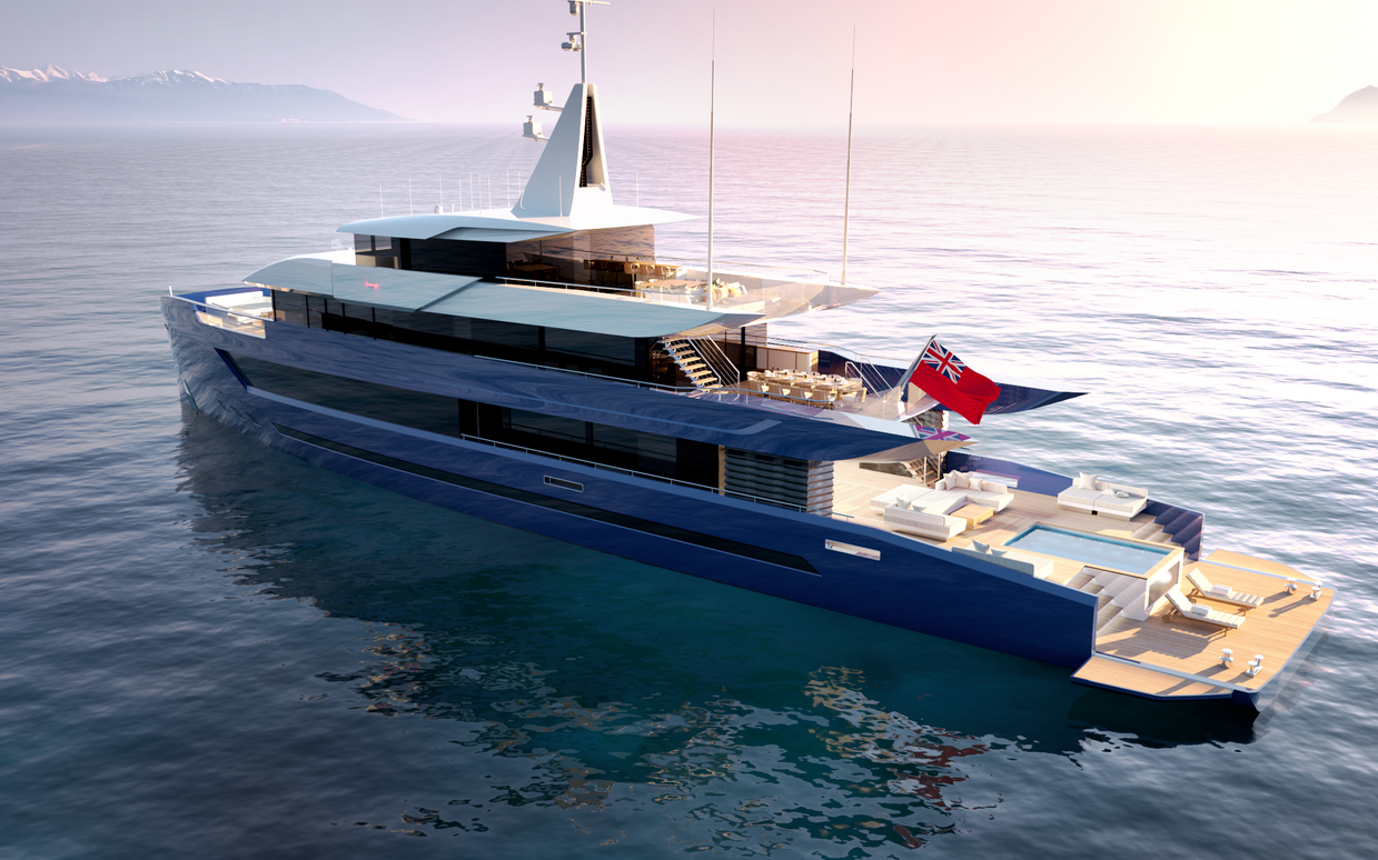 Delta Marine and Bannenberg & Rowell Unveil Hybrid Superyacht Series 4 Delta Marine
