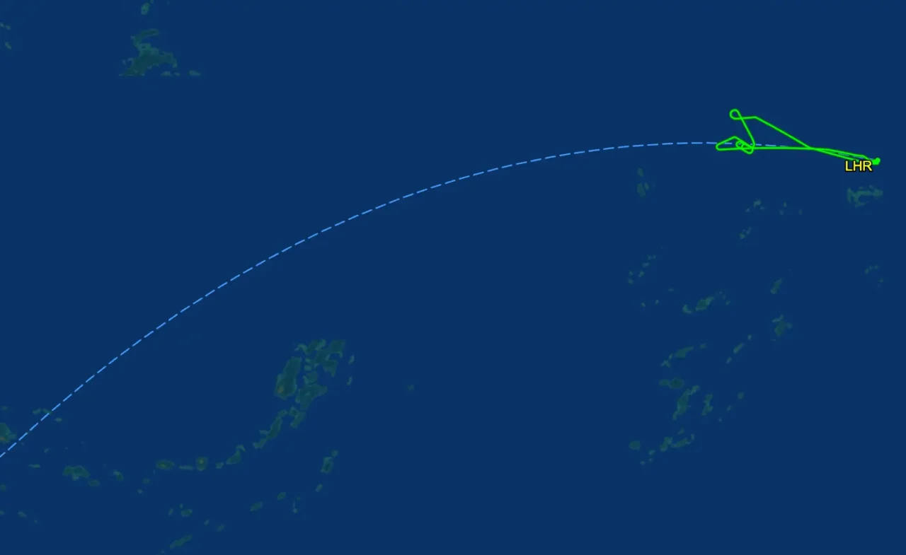 Virgin Atlantic VS135 Returns to London After Holding Over Ireland 2 Virgin Atlantic