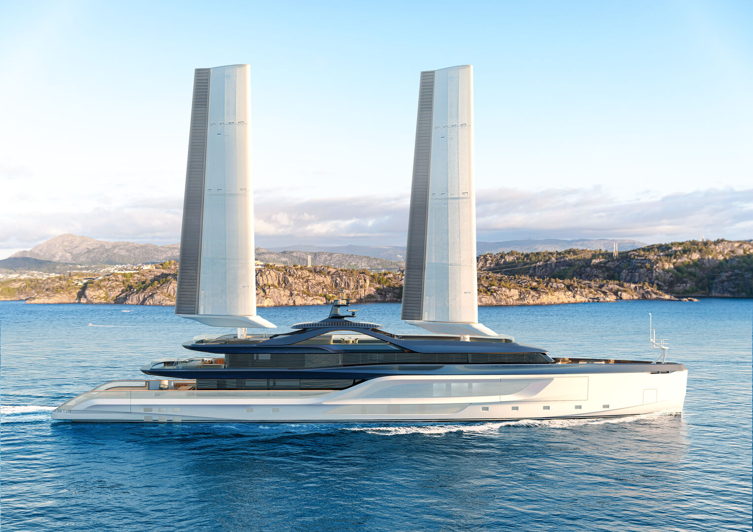 Tony Castro Unveils 68m Sail-Assisted Superyacht Concept Samy 2 Tony Castro